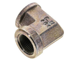 1'' NPT Zinc plated Steel 90 deg Elbow Fitting 140 Bar - Hydraulic