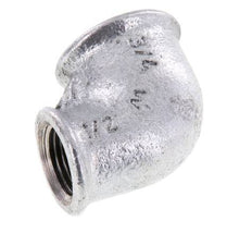 Rp 3/4'' x Rp 1/2'' Zinc plated Cast iron 90 deg Elbow Fitting 25 Bar [5 Pieces]