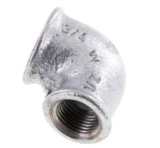 Rp 3/4'' x Rp 1/2'' Zinc plated Cast iron 90 deg Elbow Fitting 25 Bar [5 Pieces]