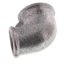 Rp 1'' x Rp 3/4'' Zinc plated Cast iron 90 deg Elbow Fitting 25 Bar [2 Pieces]