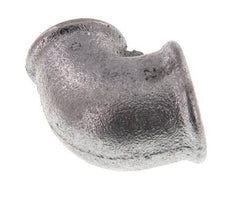 Rp 1'' x Rp 3/4'' Zinc plated Cast iron 90 deg Elbow Fitting 25 Bar [2 Pieces]