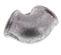 Rp 1'' Zinc plated Cast iron 90 deg Elbow Fitting 25 Bar [2 Pieces]