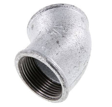 Rp 1 1/4'' Hierro fundido galvanizado Codo de 45 grados 25 Bar