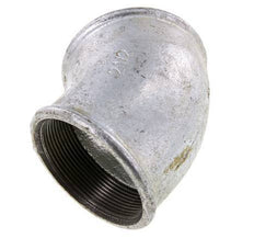 Rp 2 1/2'' Zinc plated Cast iron 45 deg Elbow Fitting 25 Bar