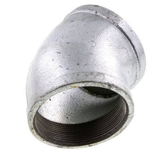 Rp 3'' Hierro fundido galvanizado Codo de 45 grados 25 Bar