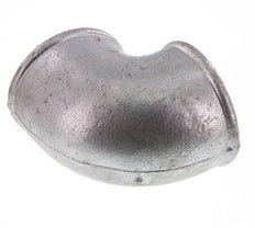 Rp 3'' Hierro fundido galvanizado Codo de 90 grados 25 Bar