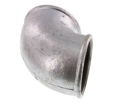 Rp 3'' Hierro fundido galvanizado Codo de 90 grados 25 Bar