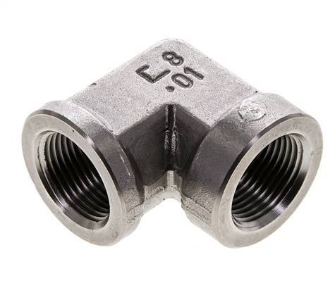 3/4'' NPT Stainless steel 90 deg Elbow Fitting 170 Bar - Hydraulic