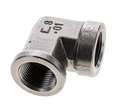 3/4'' NPT Stainless steel 90 deg Elbow Fitting 170 Bar - Hydraulic