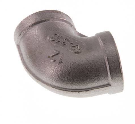 codo de 90 grados de acero inoxidable de 1/2'' NPT 16 Bar