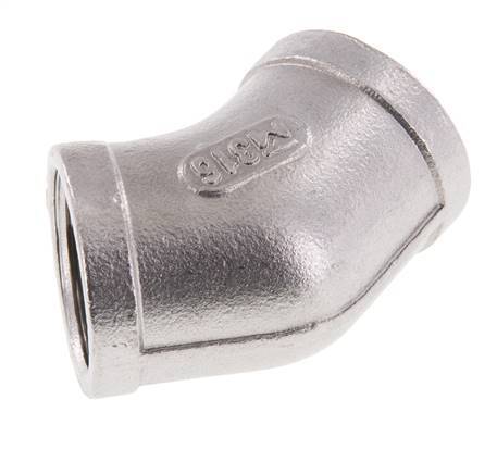 Rp 3/4'' Stainless steel 45 deg Elbow Fitting 16 Bar