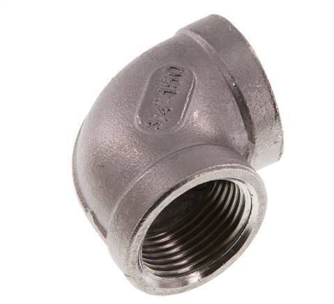 Rp 3/4'' Codo de 90 grados de acero inoxidable 16 Bar