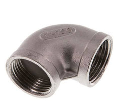 Rp 1'' Stainless steel 90 deg Elbow Fitting 10 Bar