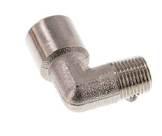 G 1/8'' x R 1/8'' F/M Nickel plated Brass 90 deg Elbow Fitting 16 Bar [5 Pieces]