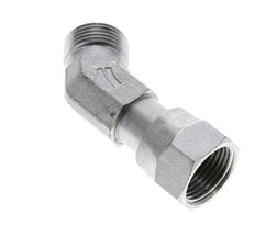 UN 13/16''-16 x UN 13/16''-16 F/M Codo de acero galvanizado de 45 grados ORFS 630 Bar - Hidráulico