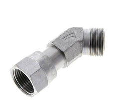 UN 13/16''-16 x UN 13/16''-16 F/M Codo de acero galvanizado de 45 grados ORFS 630 Bar - Hidráulico