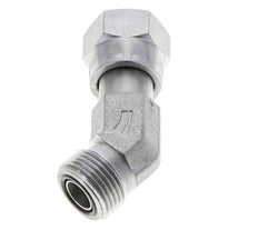 UN 13/16''-16 x UN 13/16''-16 F/M Codo de acero galvanizado de 45 grados ORFS 630 Bar - Hidráulico