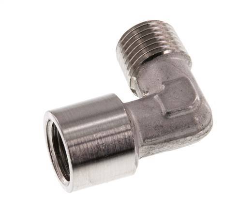 G 1/4'' x R 1/4'' F/M Stainless steel 90 deg Elbow Fitting 150 Bar