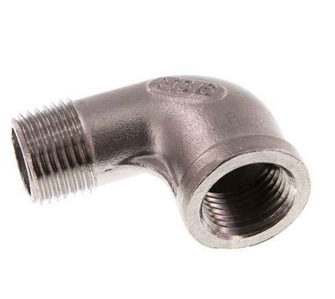 1/2'' NPT x 1/2'' NPT F/M Stainless steel 90 deg Elbow Fitting 16 Bar