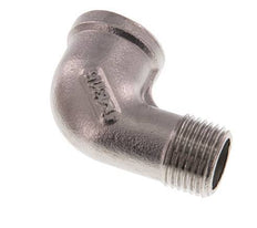 Rp 1/2'' x R 1/2'' F/M Codo de 90 grados de acero inoxidable 16 Bar