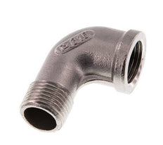 Rp 1/2'' x R 1/2'' F/M Codo de 90 grados de acero inoxidable 16 Bar