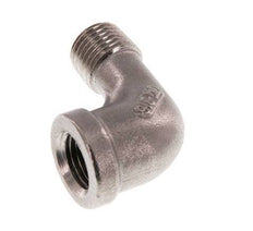 Rp 1/4'' x R 1/4'' F/M Stainless steel 90 deg Elbow Fitting 16 Bar [2 Pieces]