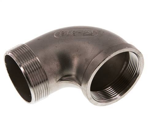 2'' NPT x 2'' NPT F/M Stainless steel 90 deg Elbow Fitting 16 Bar