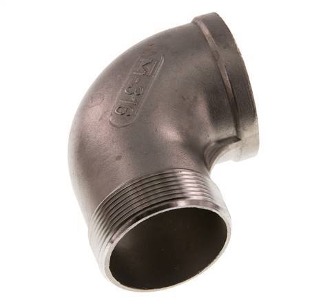 2'' NPT x 2'' NPT F/M Stainless steel 90 deg Elbow Fitting 16 Bar