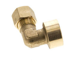 G 1/2'' x 10mm Codo de latón de 90 grados de compresión 95 Bar DIN EN 1254-2