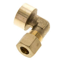 G 1/2'' x 10mm Codo de latón de 90 grados de compresión 95 Bar DIN EN 1254-2