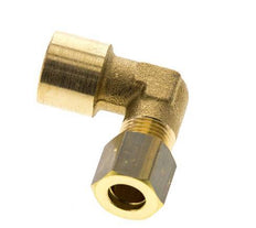 G 1/4'' x 8mm Codo de latón de 90 grados de compresión 135 Bar DIN EN 1254-2