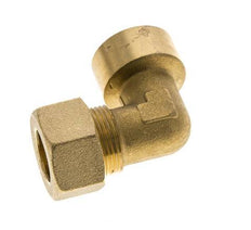 G 3/4'' x 18mm Codo de latón de 90 grados de compresión 67 Bar DIN EN 1254-2