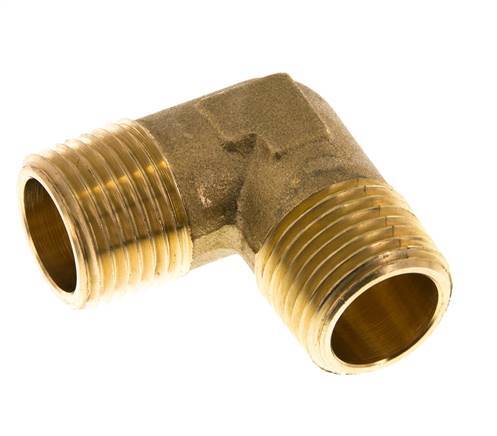 R 1/2'' Male Brass 90 deg Elbow Fitting 16 Bar