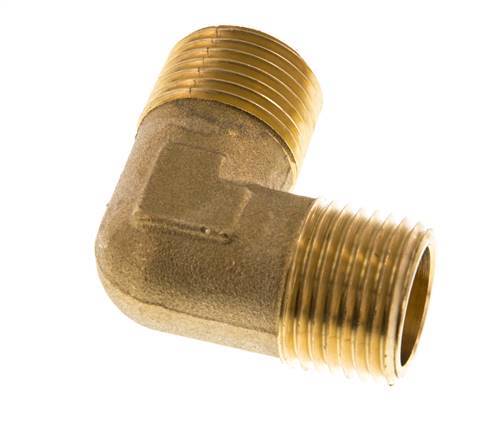 R 1/2'' Male Brass 90 deg Elbow Fitting 16 Bar