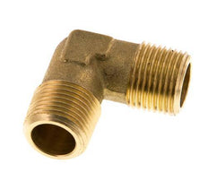 R 3/8'' Male Brass 90 deg Elbow Fitting 16 Bar [2 Pieces]