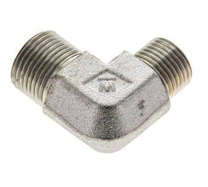 UN 13/16''-16 x UN 11/16''-16 Macho Codo de 90 grados de acero galvanizado ORFS 630 Bar - Hidráulico