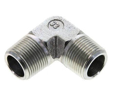 codo de 90º de acero galvanizado de 3/4'' NPT macho 200 Bar - Hidráulico