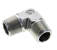 codo de 90º de acero galvanizado de 3/4'' NPT macho 200 Bar - Hidráulico