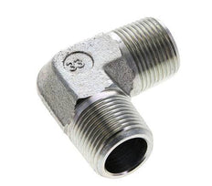 codo de 90º de acero galvanizado de 3/4'' NPT macho 200 Bar - Hidráulico