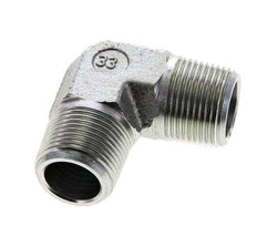 codo de 90º de acero galvanizado de 3/4'' NPT macho 200 Bar - Hidráulico