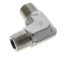 racor de 90 grados de acero galvanizado de 3/8'' NPT macho 250 Bar - Hidráulico