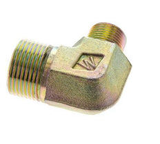 UN 1-3/16''-12 x UN 13/16''-16 Macho Codo de 90 grados de acero galvanizado ORFS 400 Bar - Hidráulico
