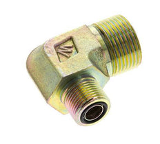 UN 1-3/16''-12 x UN 13/16''-16 Macho Codo de 90 grados de acero galvanizado ORFS 400 Bar - Hidráulico