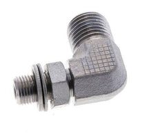 UNF 9/16''-18 x G 1/8'' Macho Codo de 90 grados de acero galvanizado ORFS 400 Bar - Hidráulico