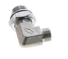 UN 13/16''-16 x G 3/4'' Macho Codo de 90 grados de acero galvanizado ORFS 400 Bar - Hidráulico