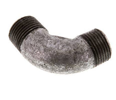 R 3/8'' Male Zinc plated Cast iron 90 deg Elbow Fitting 25 Bar [2 Pieces]