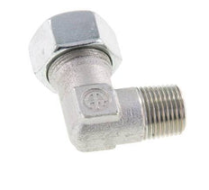 R 1/2'' Macho x 18L Codo de acero galvanizado de 90 grados 315 Bar DIN 2353