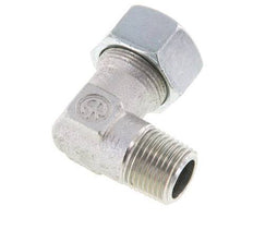R 1/2'' Macho x 18L Codo de acero galvanizado de 90 grados 315 Bar DIN 2353