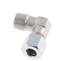 R 3/8'' Male x 10L Zinc plated Steel 90 deg Elbow Fitting 315 Bar DIN 2353