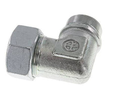 G 1 1/2'' Macho x 38S Codo de acero galvanizado de 90 grados 315 Bar DIN 2353